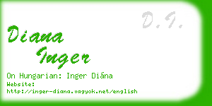 diana inger business card